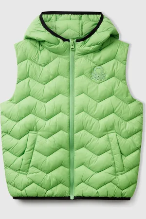 Benetton Benetton, Padded Vest With Hood, size XL, , Kids