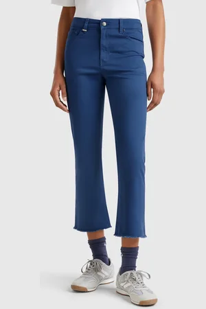 Benetton Benetton, Five Pocket Cropped Trousers, size 31, , Women