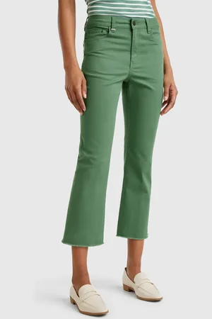 Benetton Benetton, Five Pocket Cropped Trousers, size 27, , Women