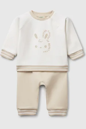 Benetton Benetton, Lightweight Fleece Outfit, size 1-3, , Kids