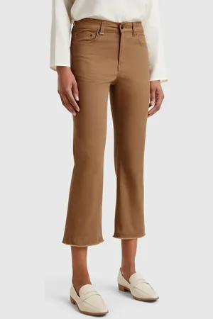 Benetton Benetton, Five Pocket Cropped Trousers, size 31, , Women