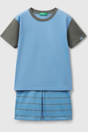 Benetton Benetton, Short Pyjamas In Pure Cotton, size 18-24, , Kids