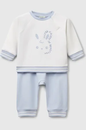 Benetton Benetton, Lightweight Fleece Outfit, size 1-3, , Kids