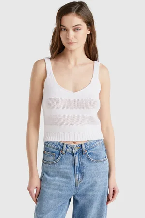 Benetton Benetton, Tank Top In 100% Knit Cotton, size S, , Women