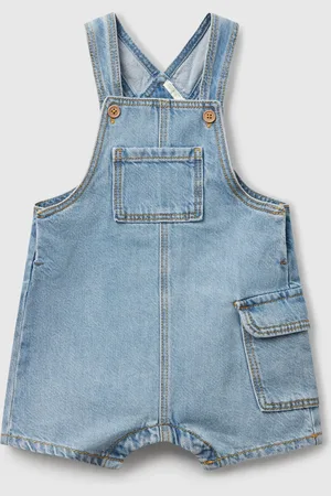 Benetton Benetton, Denim Dungarees, size 1-3, , Kids