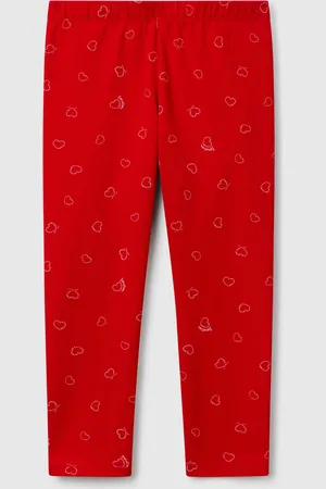 Benetton Benetton, Leggings With Heart Print, size 2-3, , Kids