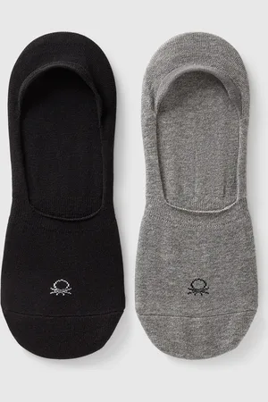 Benetton Benetton, Two Pairs Of Solid Color Ankle Socks, size 5-8, , Women