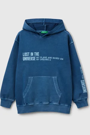 Benetton Benetton, Oversized Hoodie With Print, size 3XL, , Kids