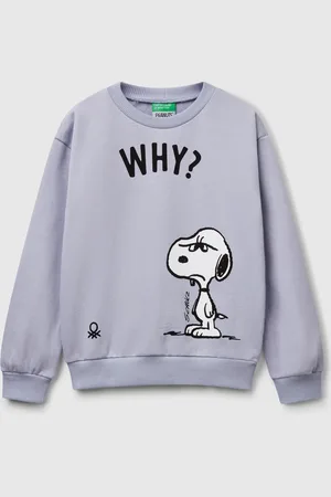 Benetton Benetton, Snoopy peanuts Sweatshirt In Cotton, size S, , Kids