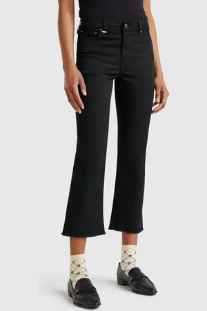 Benetton Benetton, Five Pocket Cropped Trousers, size 30, , Women