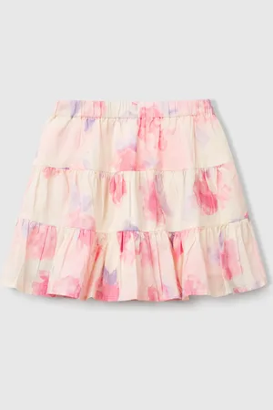 Benetton Benetton, Patterned Miniskirt, size 5-6, , Kids