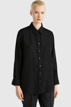 Benetton Benetton, Long Shirt In Pure Linen, size XXS, , Women