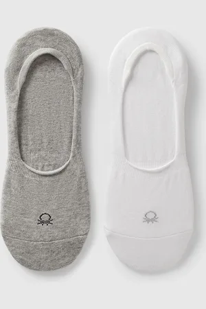 Benetton Benetton, Two Pairs Of Solid Color Ankle Socks, size 5-8, , Women