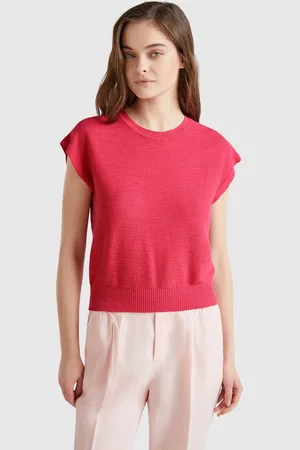 Benetton Benetton, Vest In Cotton And Linen Blend, size XS, , Women
