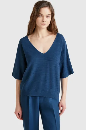 Benetton Benetton, Reversible Cropped Sweater, size XXS, , Women