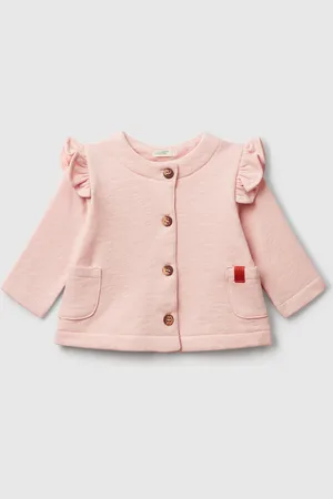 Benetton Benetton, Sweatshirt In Terry Cloth With Rouches, size 9-12, , Kids