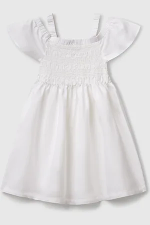 Benetton Benetton, Linen Blend Dress, size S, , Kids