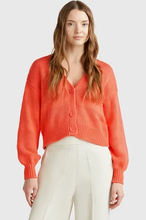 Benetton Benetton, 100% Cotton Knit Cardigan, size XS,, Women