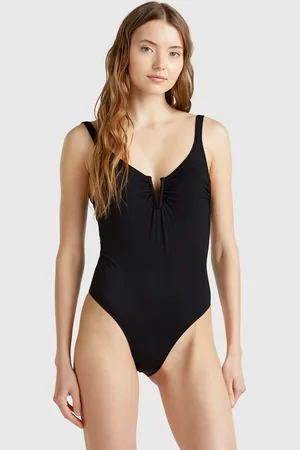Benetton Benetton, One-piece Swimsuit With V Detail, size 32, , Women