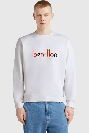 Benetton Benetton, Warm Sweatshirt With Embroidered Logo, size XL, , Men