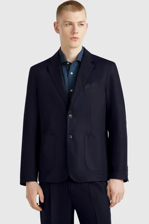 Benetton Benetton, Slim Fit Blazer In Linen Blend, size 46, , Men
