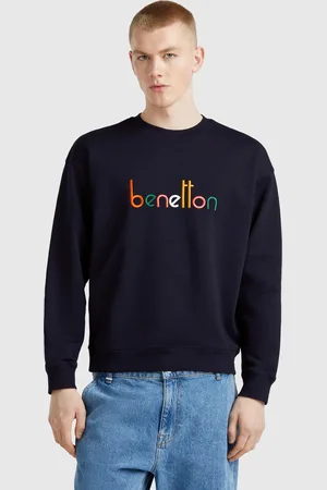 Benetton Benetton, Warm Sweatshirt With Embroidered Logo, size M, , Men