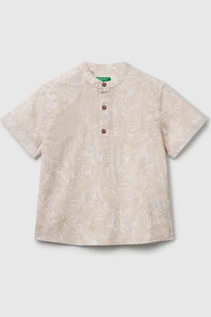 Benetton Benetton, Tropical Print Shirt, size 4-5, , Kids