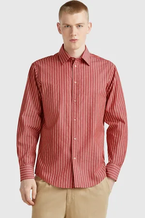 Benetton Benetton, Regular Fit Striped Shirt, size S, , Men