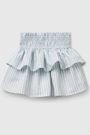 Benetton Benetton, Floral Skirt With Flounces, size 2XL, , Kids