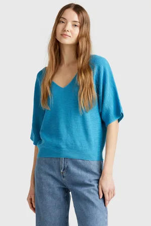 Benetton Benetton, Reversible Cropped Sweater, size XS, , Women