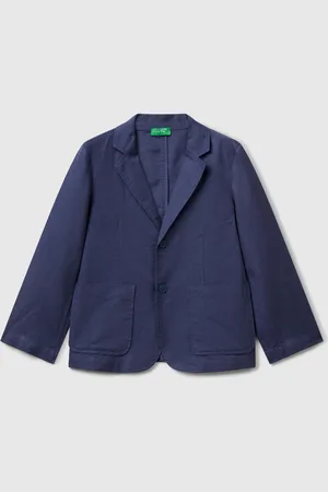 Benetton Benetton, Blazer In Linen Blend, size M, , Kids