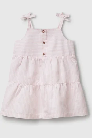 Benetton Benetton, Flounced Dress With Flower Print, size 2-3, , Kids