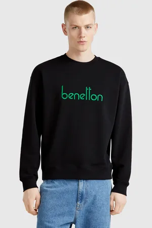 Benetton Benetton, Warm Sweatshirt With Embroidered Logo, size L, , Men