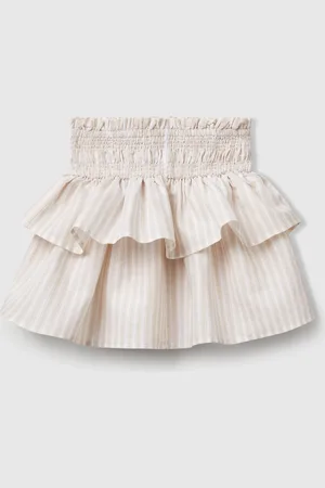 Benetton Benetton, Floral Skirt With Flounces, size 2XL, , Kids