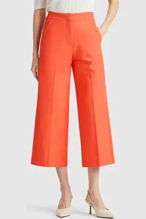 Benetton Benetton, Cropped High-waisted Trousers, size,, Women