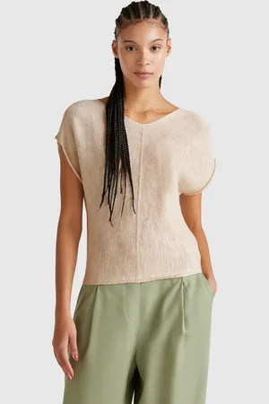 Benetton Benetton, Sweater In Cotton And Linen, size L, , Women