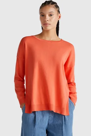 Benetton Benetton, Oversized Fit Cotton Sweater, size S,, Women