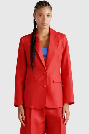 Benetton Benetton, Blazer In Linen Blend, size, , Women