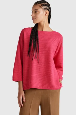 Benetton Benetton, Sweater In Linen Blend With 3/4 Sleeves, size XXS, , Women