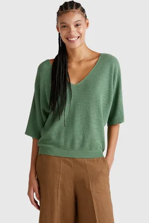 Benetton Benetton, Reversible Cropped Sweater, size S, , Women