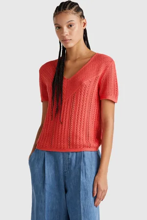 Benetton Benetton, Perforated Sweater, size XXS, , Women