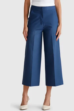 Benetton Benetton, Cropped High-waisted Trousers, size, , Women