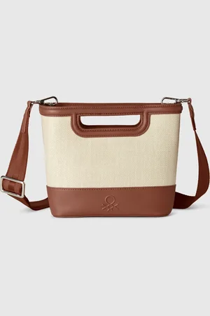 Benetton Benetton, Medium Tote Bag In Raffia, size OS, , Women
