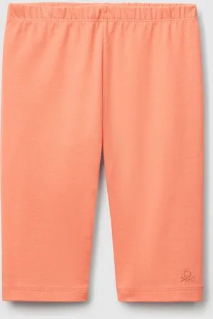 Benetton Benetton, 3/4 Leggings In Stretch Cotton, size 2-3, , Kids
