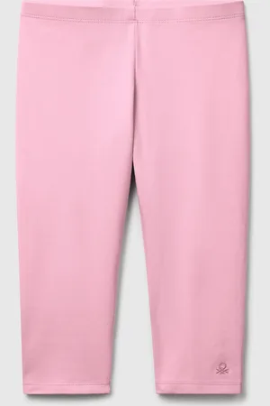 Benetton Benetton, Knee-length Stretch Cotton Leggings, size L, , Kids