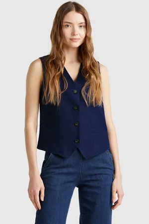 Benetton Benetton, Pure Linen Vest, size, , Women