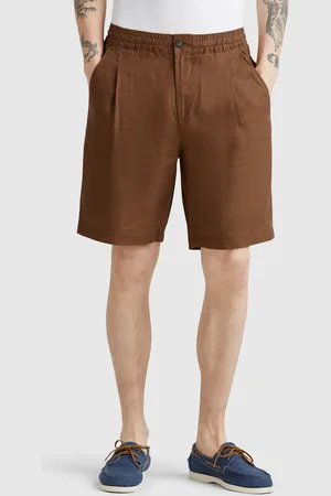 Benetton Benetton, Bermuda Shorts With Drawstring In Pure Linen, size 42, , Men