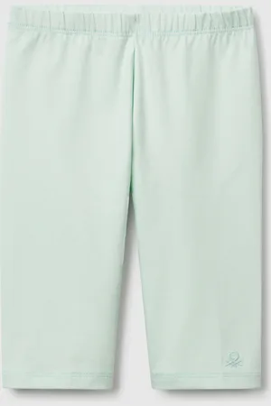 Benetton Benetton, 3/4 Leggings In Stretch Cotton, size 2-3, , Kids