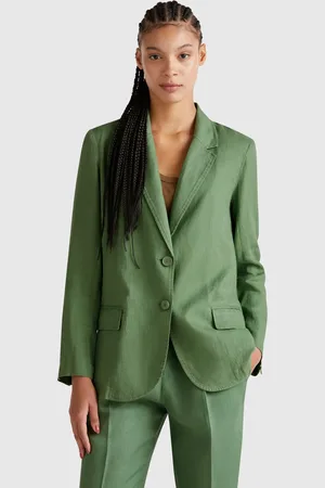 Benetton Benetton, Blazer In Pure Linen, size, , Women