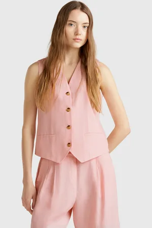 Benetton Benetton, Pure Linen Vest, size, , Women